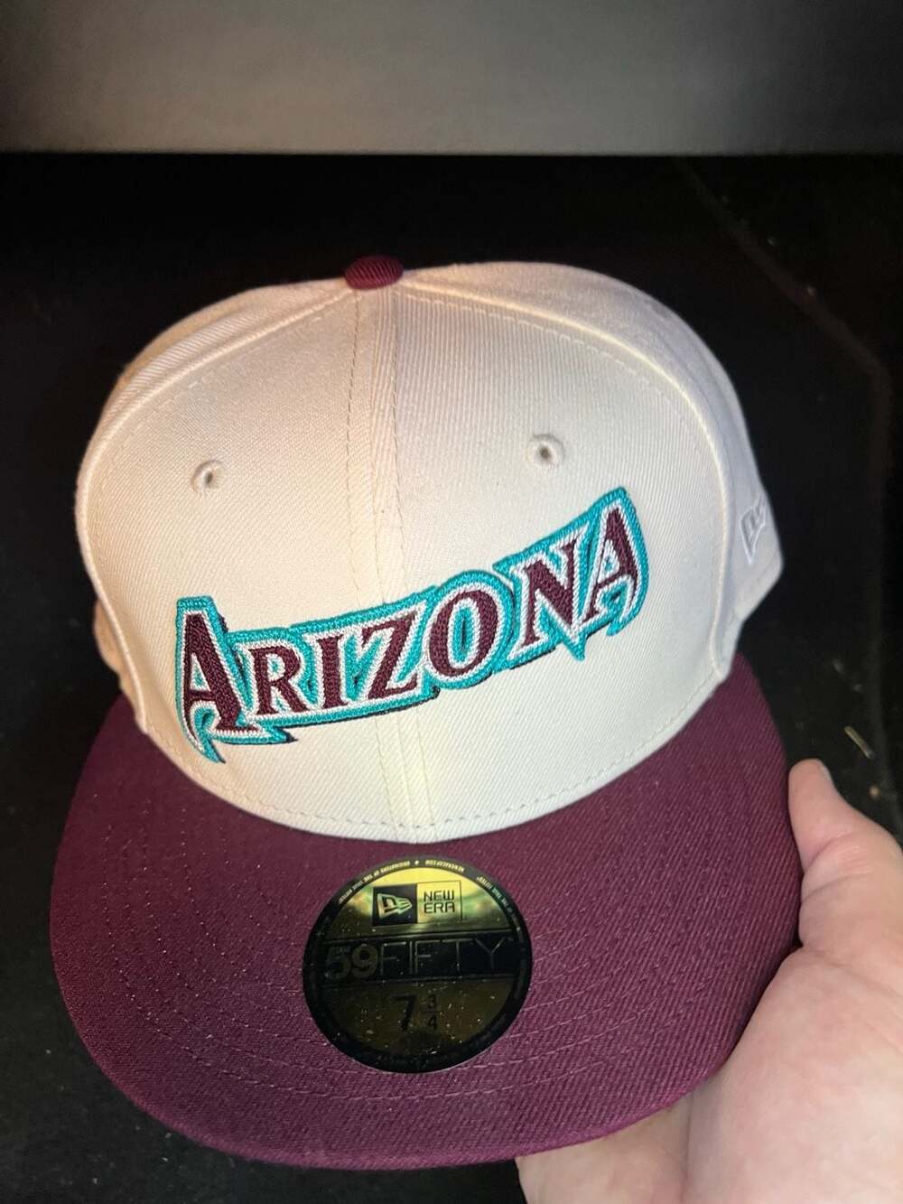 New Era 59FIFTY Arizona Diamondbacks Hat Club Exclusive Script Logo Fitted Hat 7